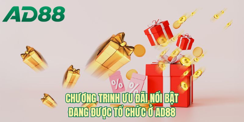 Chương trinh ưu đãi nổi bật đang được tổ chức ở AD88